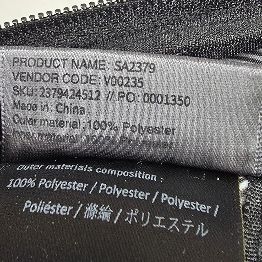 SWISSGEAR SA2379 TRAVEL TOILETRY BAG – DARK GRAY – HANGING ZIPPERED ORGANIZER
